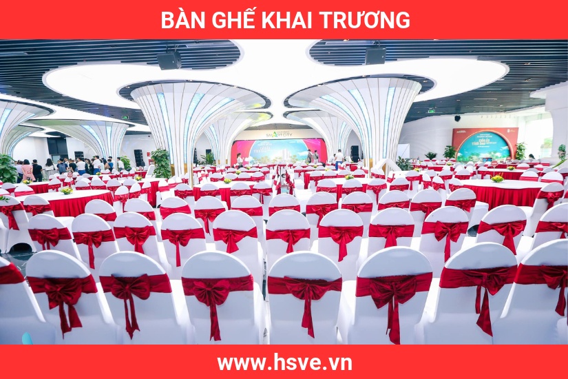 Bàn ghế khai trương Bàn ghế khai trương
