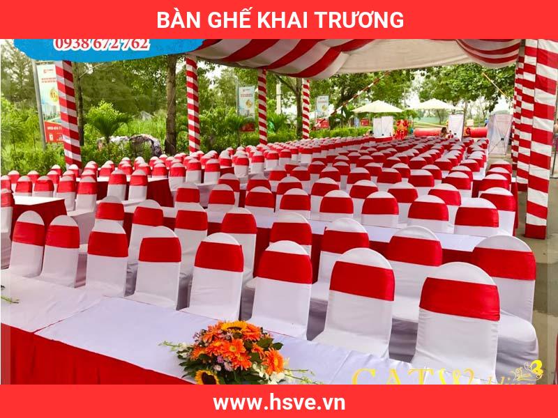 Bàn ghế khai trương Bàn ghế khai trương
