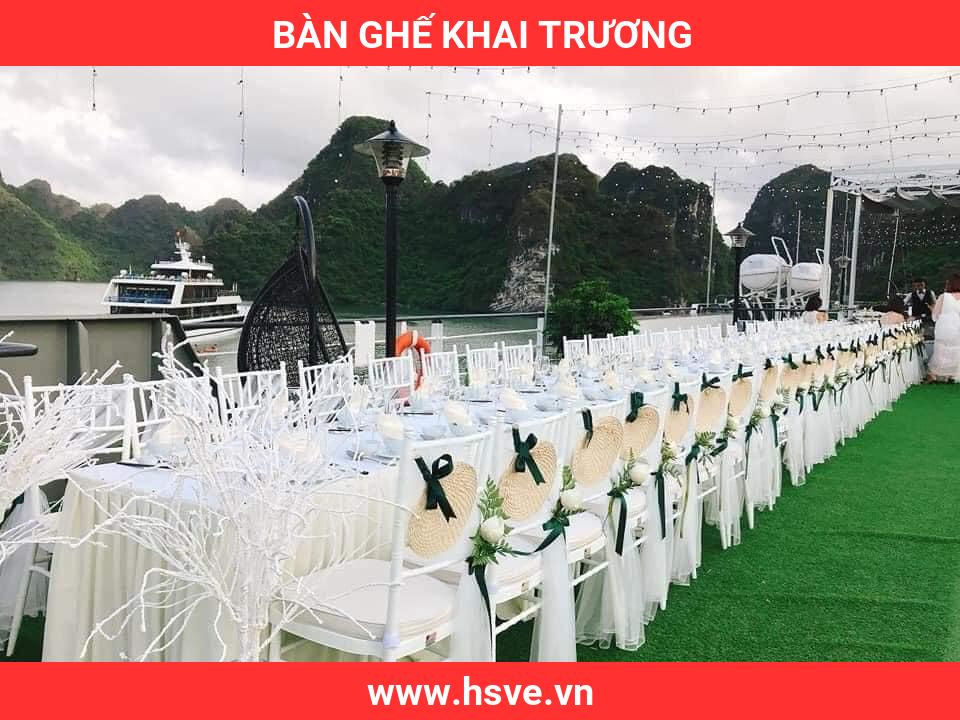Bàn ghế khai trương Bàn ghế khai trương