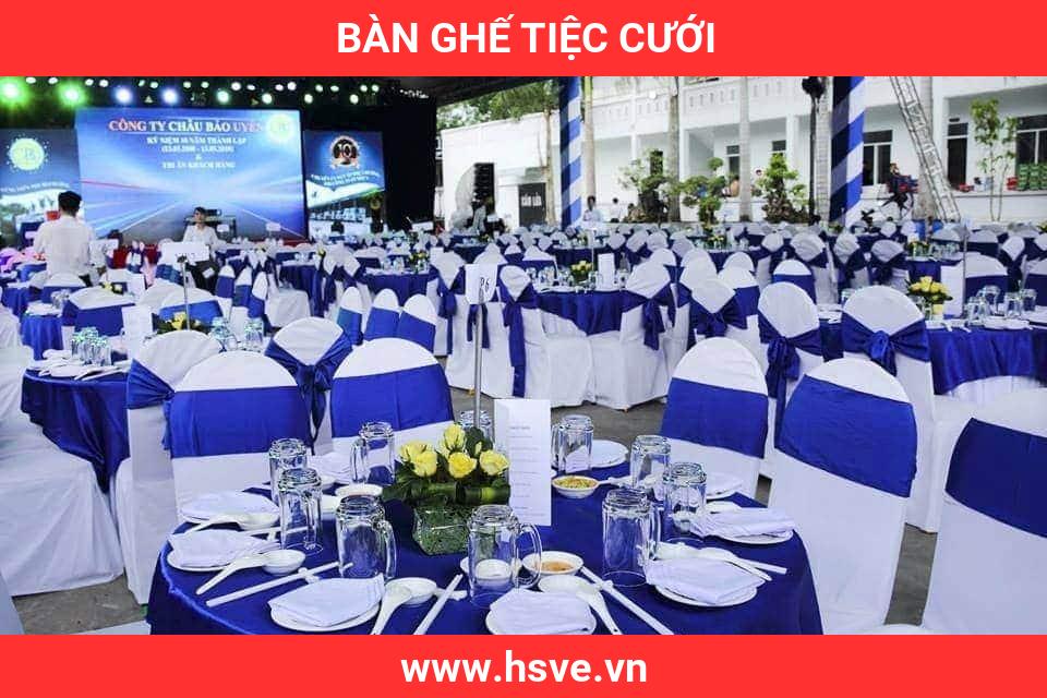 Bàn ghế tiệc cưới Bàn ghế tiệc cưới