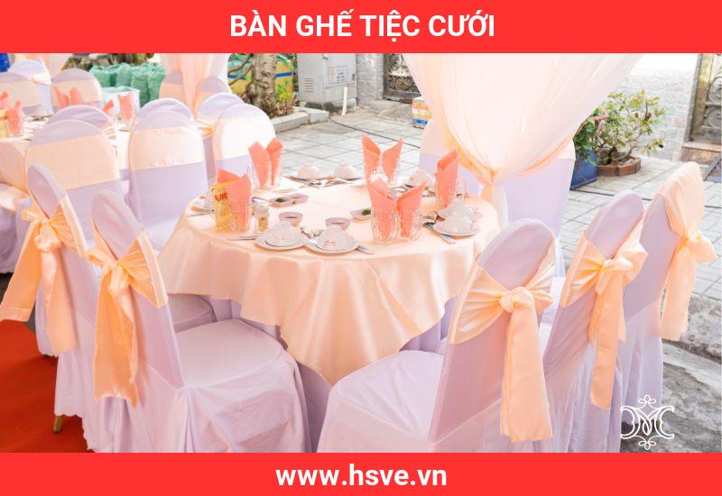 Bàn ghế tiệc cưới Bàn ghế tiệc cưới