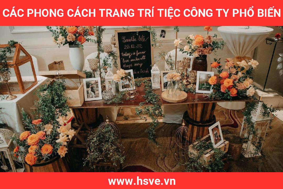 Các Phong Cách Trang Trí Tiệc Công Ty Phổ Biến Các Phong Cách Trang Trí Tiệc Công Ty Phổ Biến