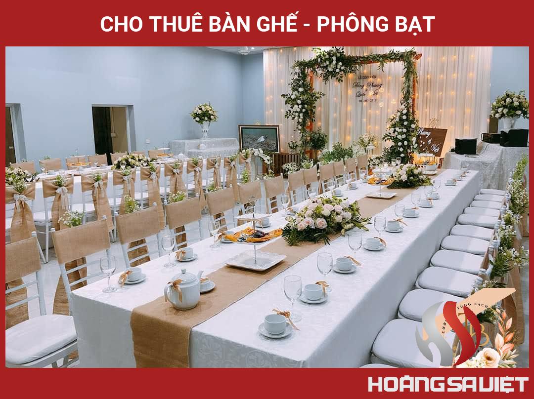 Cho Thuê Bàn Ghế - Phông Bạt Cho Thuê Bàn Ghế - Phông Bạt