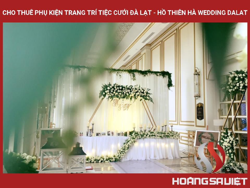 Cho Thuê Phụ Kiện Trang Trí Tiệc Cưới Đà Lạt - Hồ Thiên Hà Wedding DaLat Cho Thuê Phụ Kiện Trang Trí Tiệc Cưới Đà Lạt - Hồ Thiên Hà Wedding DaLat