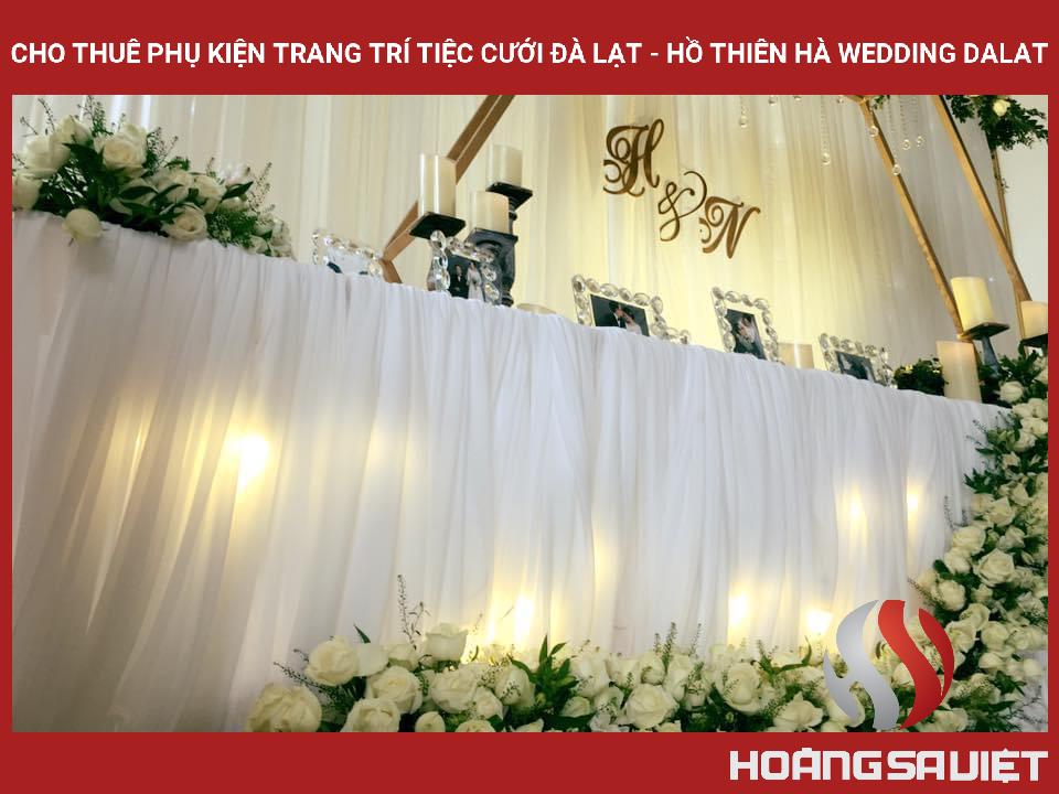 Cho Thuê Phụ Kiện Trang Trí Tiệc Cưới Đà Lạt - Hồ Thiên Hà Wedding DaLat Cho Thuê Phụ Kiện Trang Trí Tiệc Cưới Đà Lạt - Hồ Thiên Hà Wedding DaLat