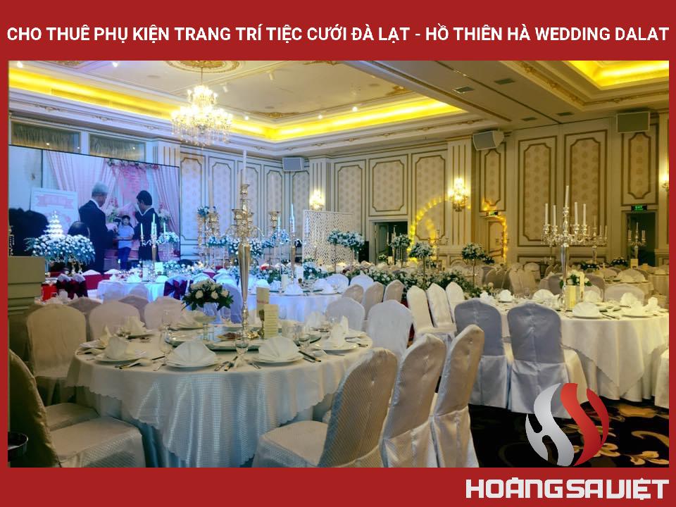 Cho Thuê Phụ Kiện Trang Trí Tiệc Cưới Đà Lạt - Hồ Thiên Hà Wedding DaLat Cho Thuê Phụ Kiện Trang Trí Tiệc Cưới Đà Lạt - Hồ Thiên Hà Wedding DaLat