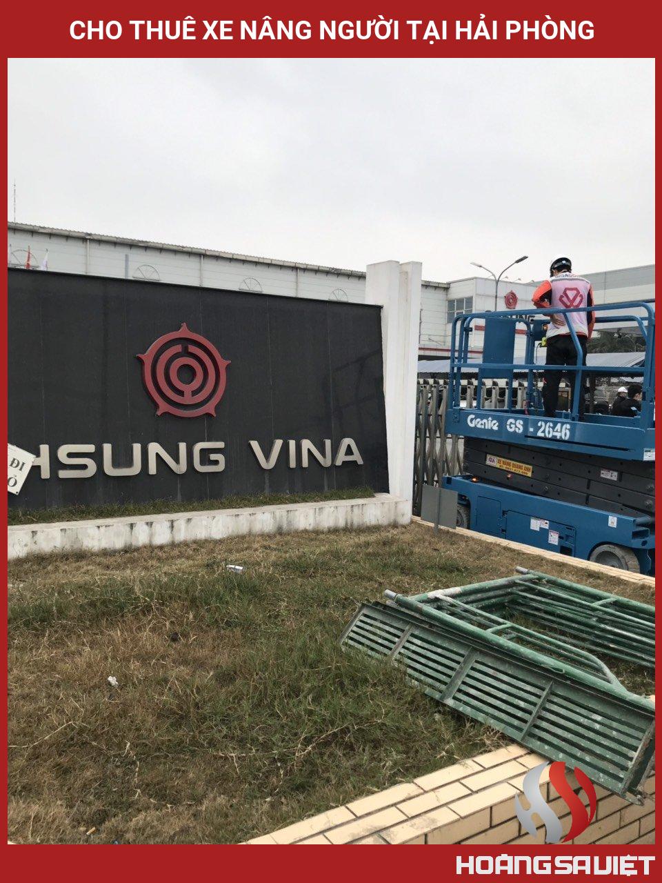 Cho Thuê Xe Nâng Người Tại Hải Phòng Cho Thuê Xe Nâng Người Tại Hải Phòng