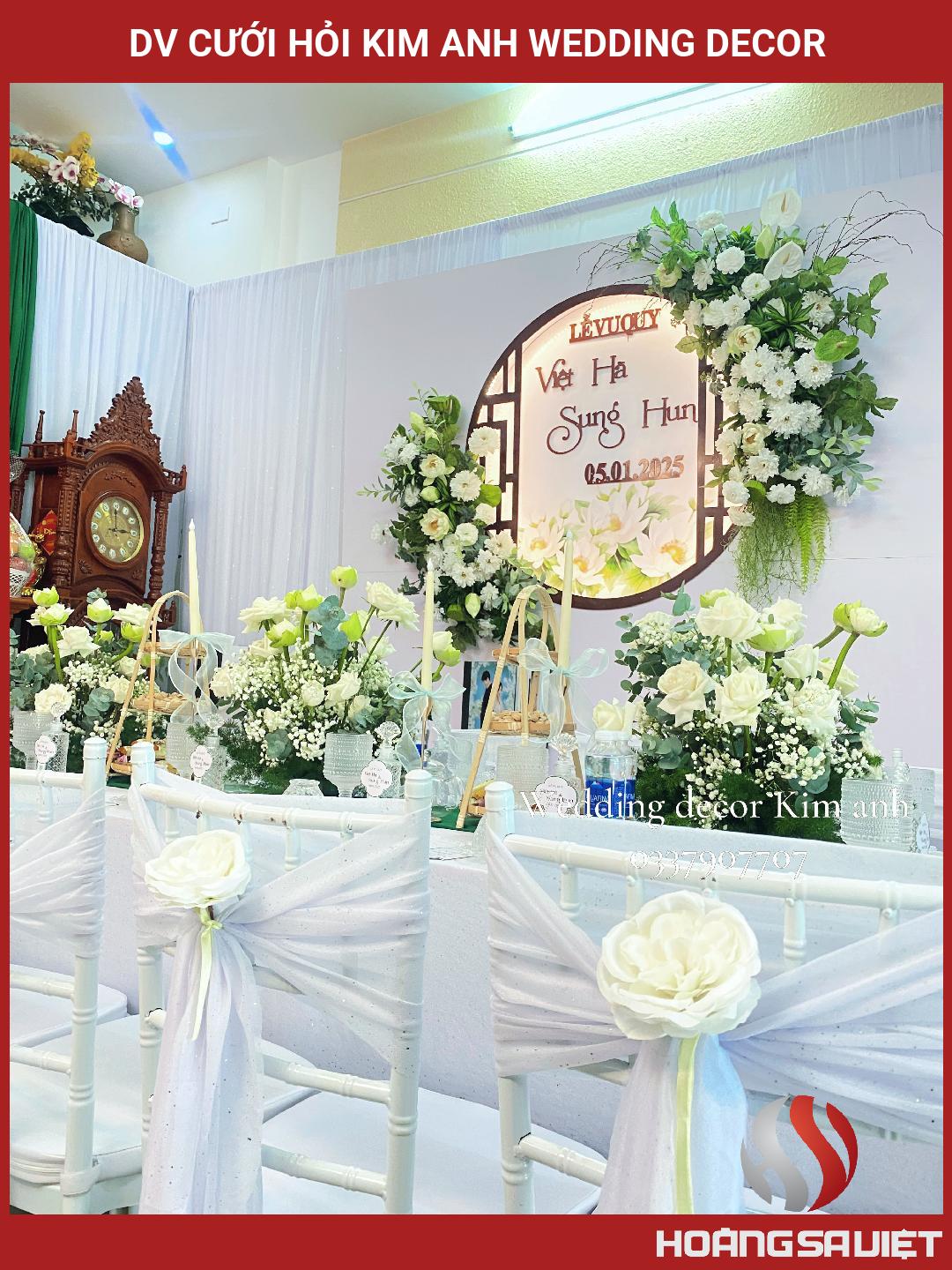DV Cưới Hỏi Kim Anh Wedding Decor DV Cưới Hỏi Kim Anh Wedding Decor