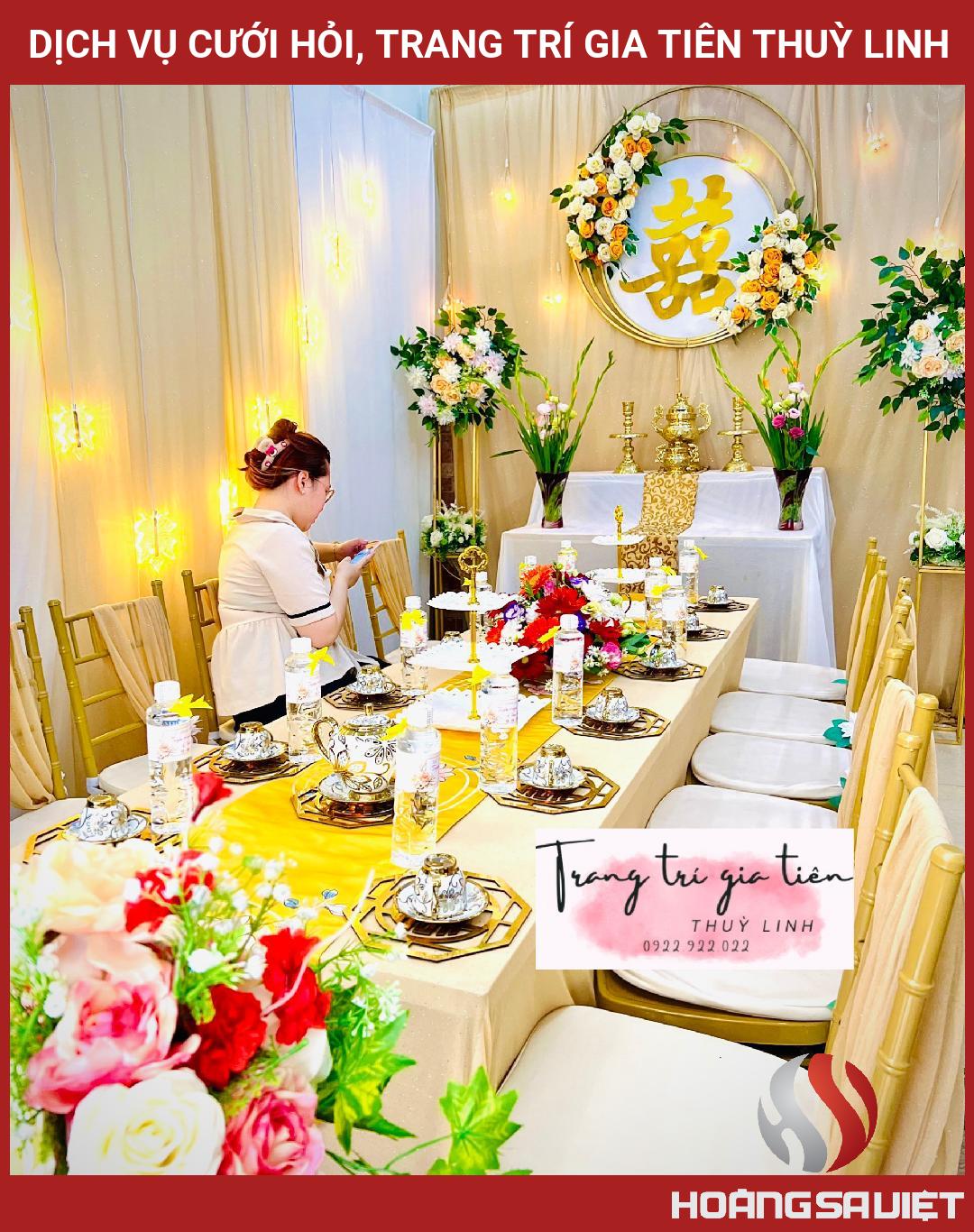 Dịch Vụ Cưới Hỏi, Trang Trí Gia Tiên THUỲ LINH Dịch Vụ Cưới Hỏi, Trang Trí Gia Tiên THUỲ LINH