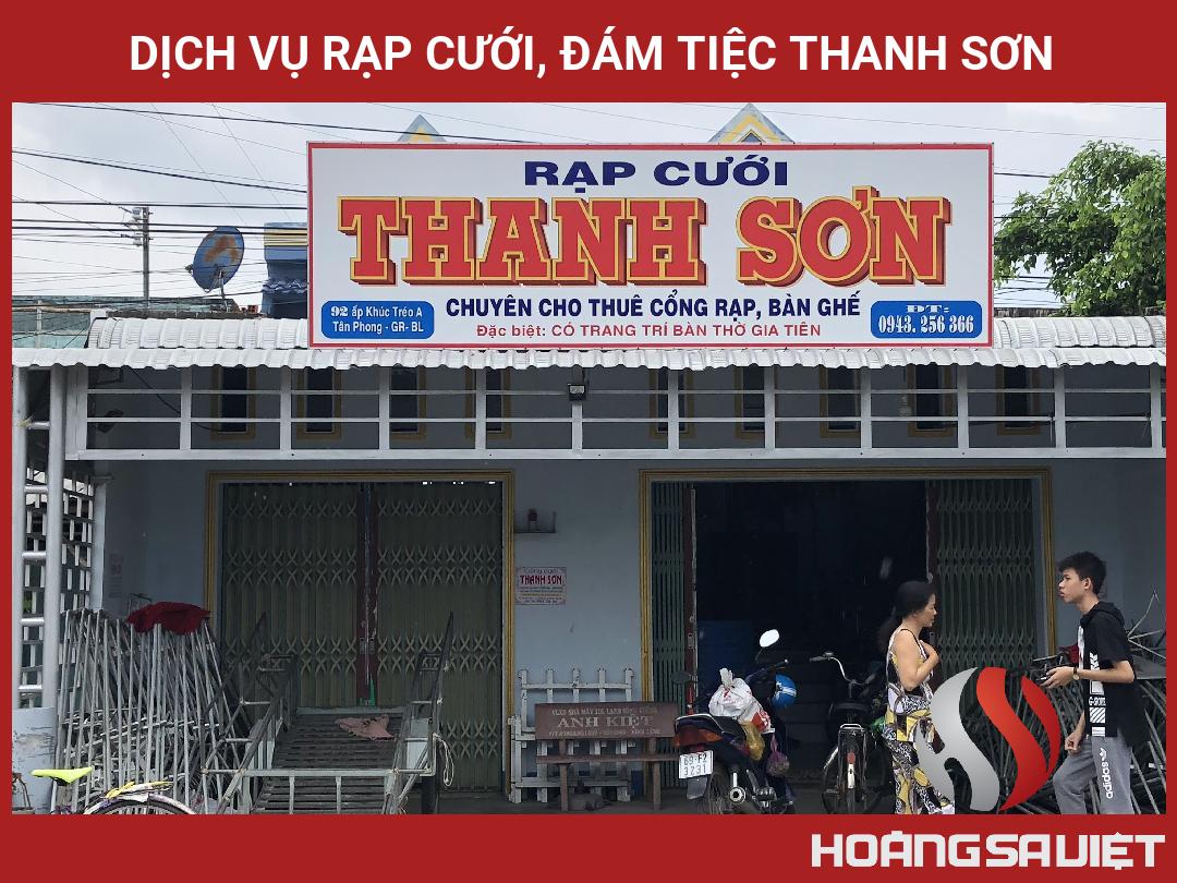 Dịch Vụ Rạp Cưới, đám Tiệc THAnH SƠN Dịch Vụ Rạp Cưới, đám Tiệc THAnH SƠN