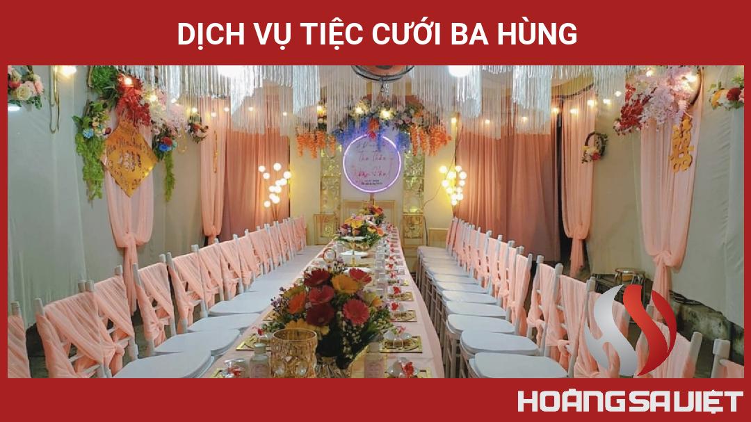 Dịch Vụ Tiệc Cưới Ba Hùng Dịch Vụ Tiệc Cưới Ba Hùng