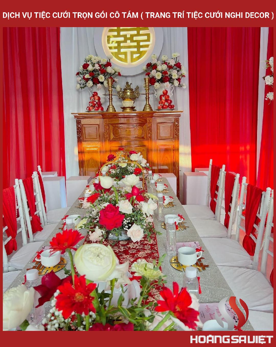 Dịch Vụ Tiệc Cưới Trọn Gói Cô Tám ( Trang Trí Tiệc Cưới Nghi Decor ) Dịch Vụ Tiệc Cưới Trọn Gói Cô Tám ( Trang Trí Tiệc Cưới Nghi Decor )