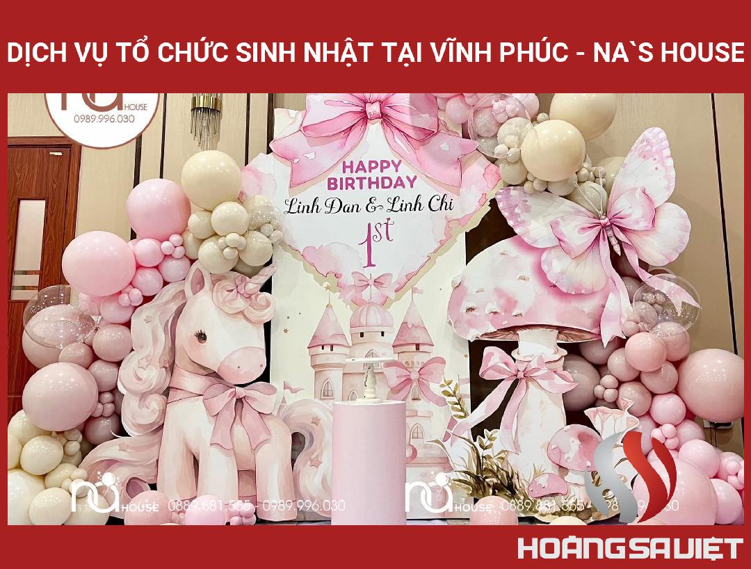 Dịch Vụ Tổ Chức Sinh Nhật Tại Vĩnh Phúc - Na`s House Dịch Vụ Tổ Chức Sinh Nhật Tại Vĩnh Phúc - Na`s House