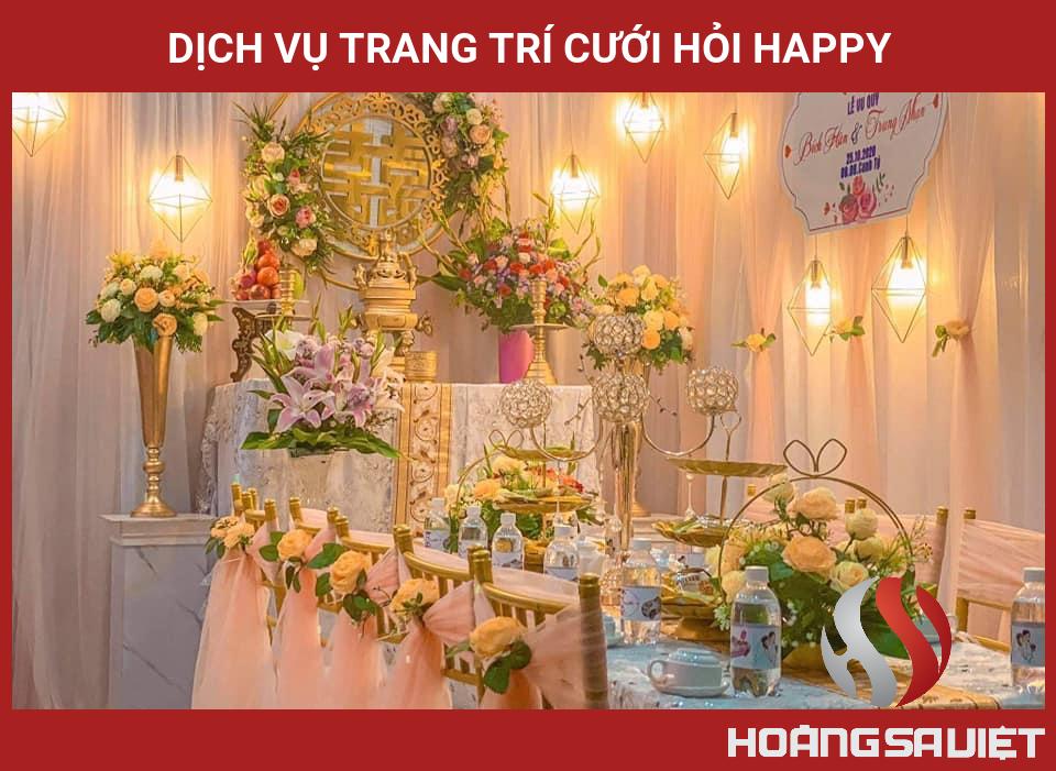 Dịch Vụ Trang Trí Cưới Hỏi Happy Dịch Vụ Trang Trí Cưới Hỏi Happy