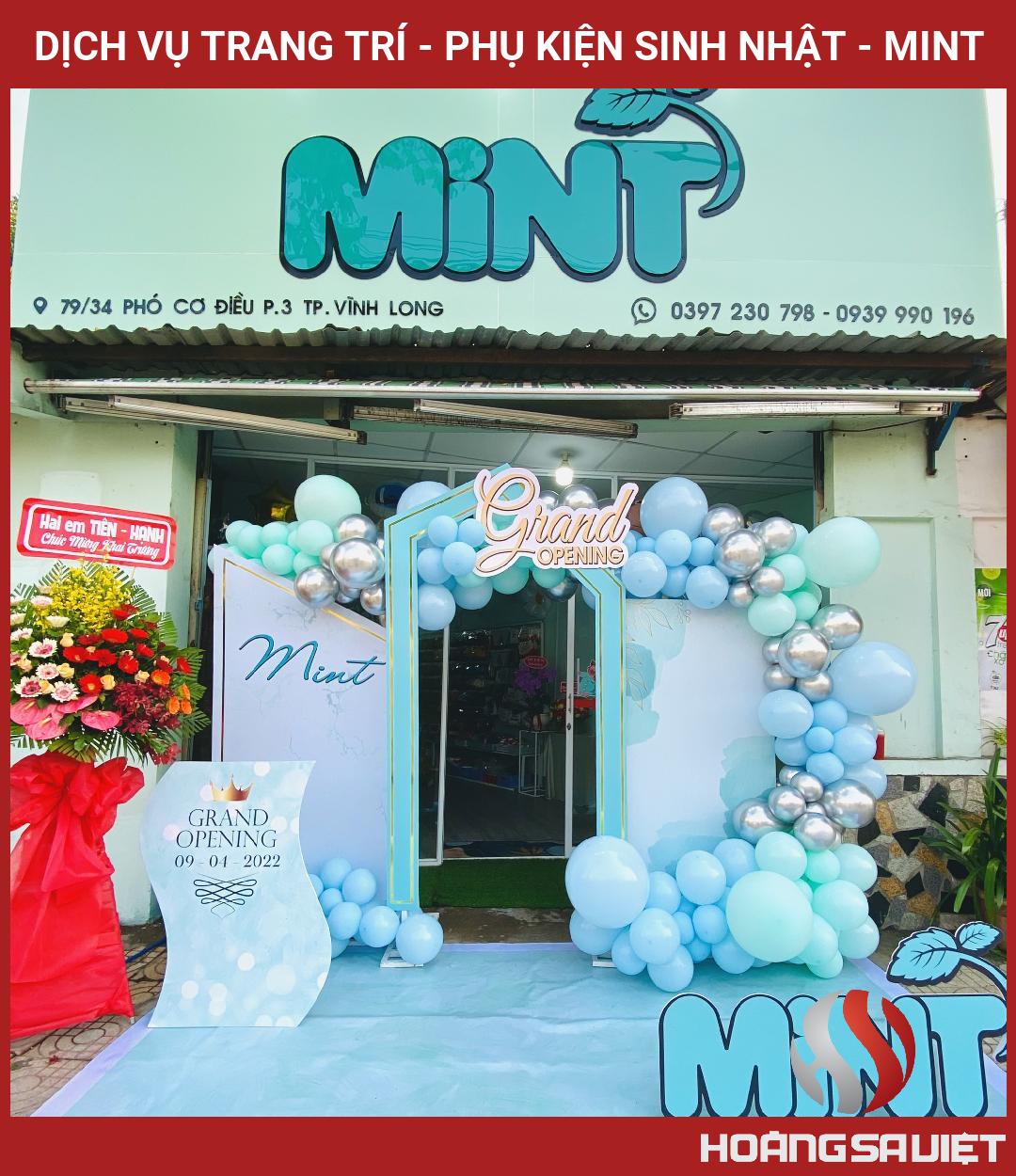 Dịch Vụ Trang Trí - Phụ Kiện Sinh Nhật - Mint Dịch Vụ Trang Trí - Phụ Kiện Sinh Nhật - Mint