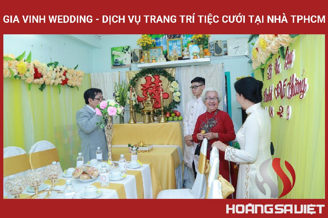 GIA VINH WEDDING - DỊCH VỤ TRANG TRÍ TIỆC CƯỚI TẠI NHÀ TPHCM GIA VINH WEDDING - DỊCH VỤ TRANG TRÍ TIỆC CƯỚI TẠI NHÀ TPHCM