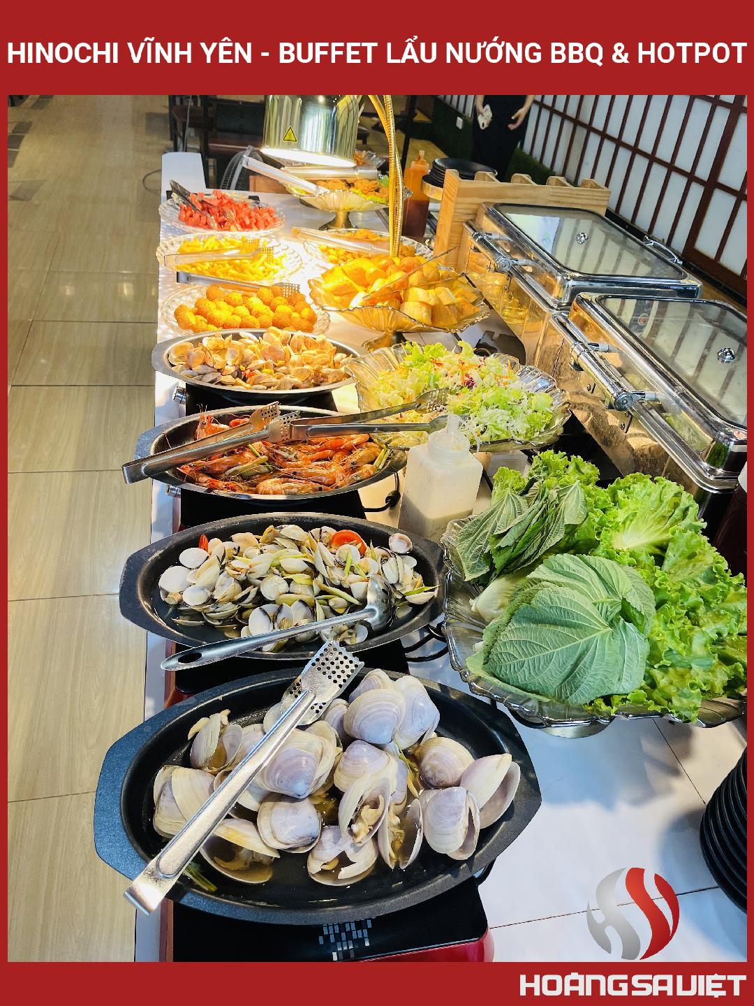 Hinochi Vĩnh Yên - Buffet Lẩu Nướng BBQ & Hotpot Hinochi Vĩnh Yên - Buffet Lẩu Nướng BBQ & Hotpot