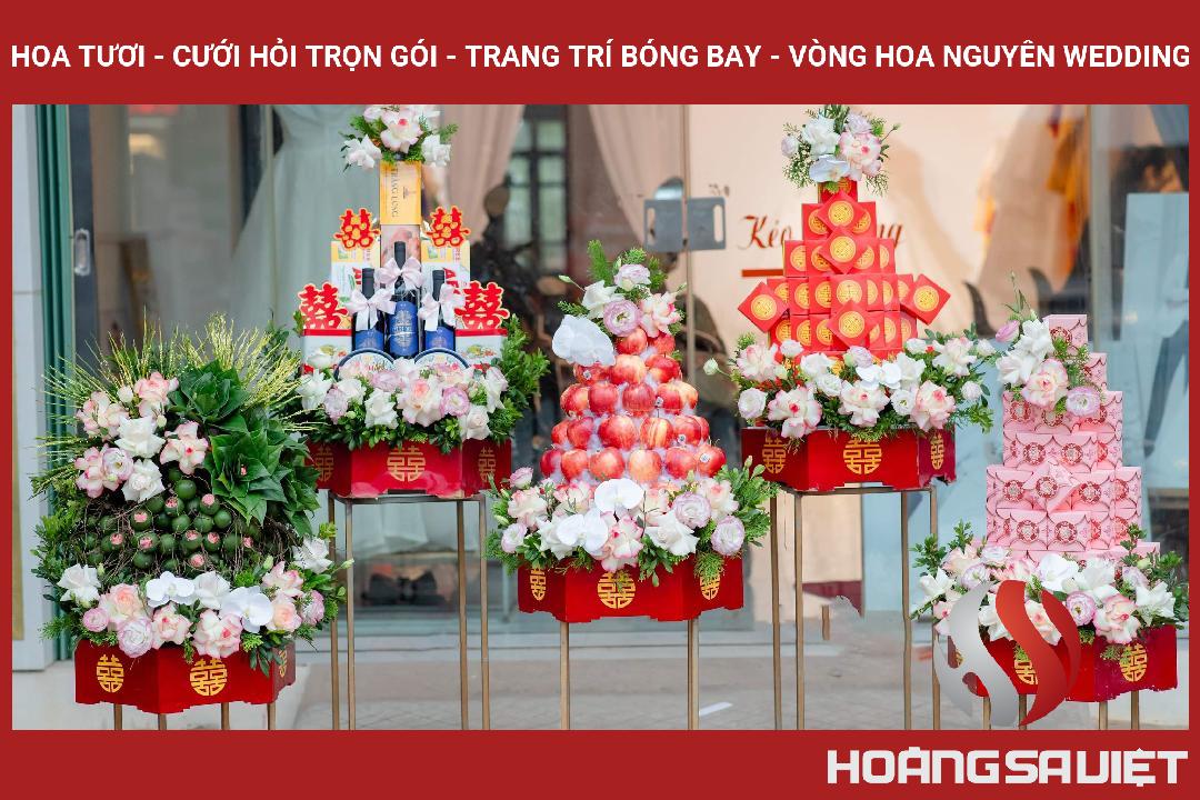 Hoa Tươi - Cưới Hỏi Trọn Gói - Trang Trí Bóng Bay - Vòng Hoa Nguyên Wedding Hoa Tươi - Cưới Hỏi Trọn Gói - Trang Trí Bóng Bay - Vòng Hoa Nguyên Wedding