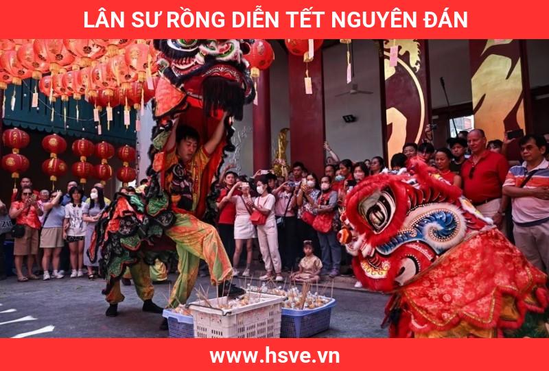 Lân Sư Rồng Diễn Tết Nguyên Đán Lân Sư Rồng Diễn Tết Nguyên Đán