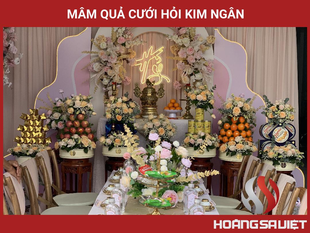 Mâm Quả Cưới Hỏi Kim Ngân Mâm Quả Cưới Hỏi Kim Ngân