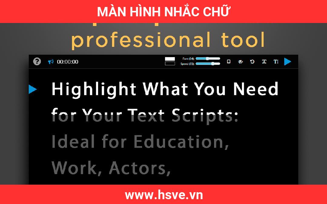 Màn Hình Nhắc Chữ Màn Hình Nhắc Chữ