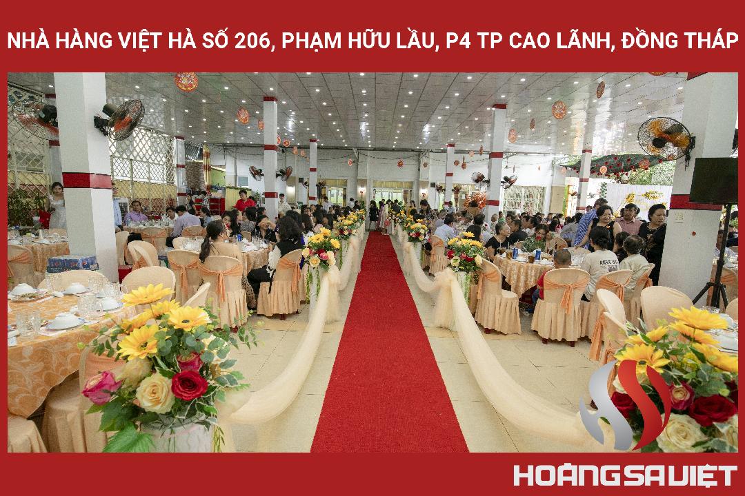 NHÀ HÀNG VIỆT HÀ Số 206, Phạm Hữu Lầu, P4 TP Cao Lãnh, Đồng Tháp NHÀ HÀNG VIỆT HÀ Số 206, Phạm Hữu Lầu, P4 TP Cao Lãnh, Đồng Tháp