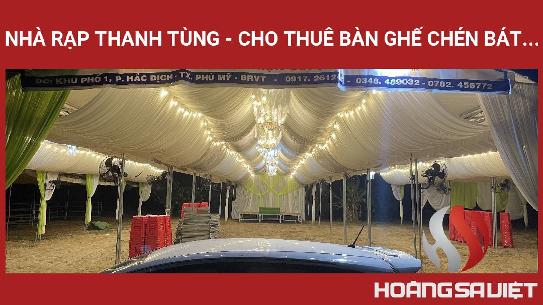 Nhà Rạp Thanh Tùng - Cho Thuê Bàn Ghế Chén Bát... Nhà Rạp Thanh Tùng - Cho Thuê Bàn Ghế Chén Bát...