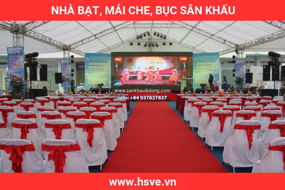 Nhà bạt, mái che, bục sân khấu Nhà bạt, mái che, bục sân khấu