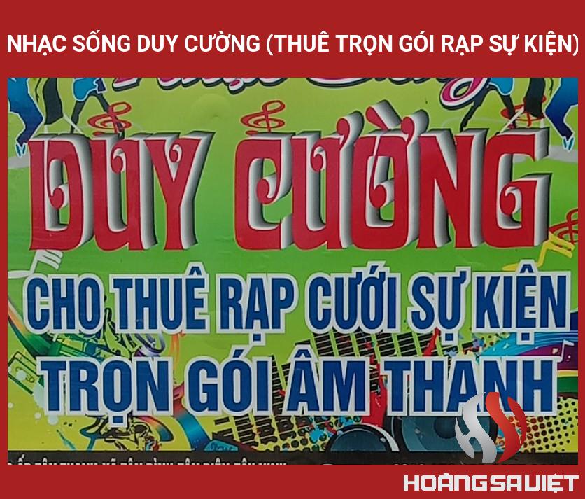 Nhạc Sống Duy Cường (thuê Trọn Gói Rạp Sự Kiện) Nhạc Sống Duy Cường (thuê Trọn Gói Rạp Sự Kiện)