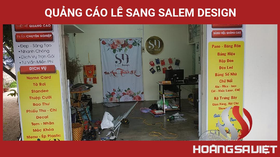 QUẢNG CÁO LÊ SANG Salem Design QUẢNG CÁO LÊ SANG Salem Design