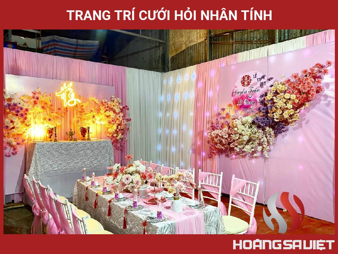 TRANG TRÍ CƯỚI HỎI NHÂN TÍNH TRANG TRÍ CƯỚI HỎI NHÂN TÍNH