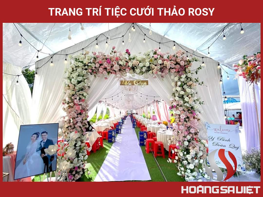 TRANG TRÍ TIỆC CƯỚI THẢO ROSY TRANG TRÍ TIỆC CƯỚI THẢO ROSY