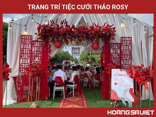 TRANG TRÍ TIỆC CƯỚI THẢO ROSY TRANG TRÍ TIỆC CƯỚI THẢO ROSY