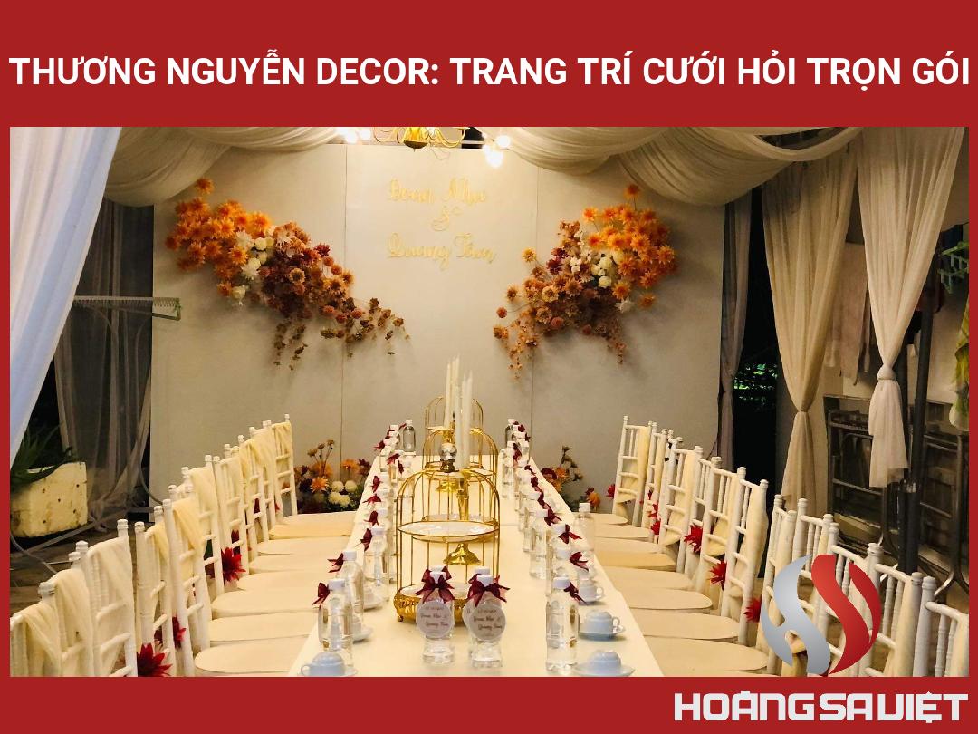 Thương Nguyễn Decor: Trang Trí Cưới Hỏi Trọn Gói Thương Nguyễn Decor: Trang Trí Cưới Hỏi Trọn Gói