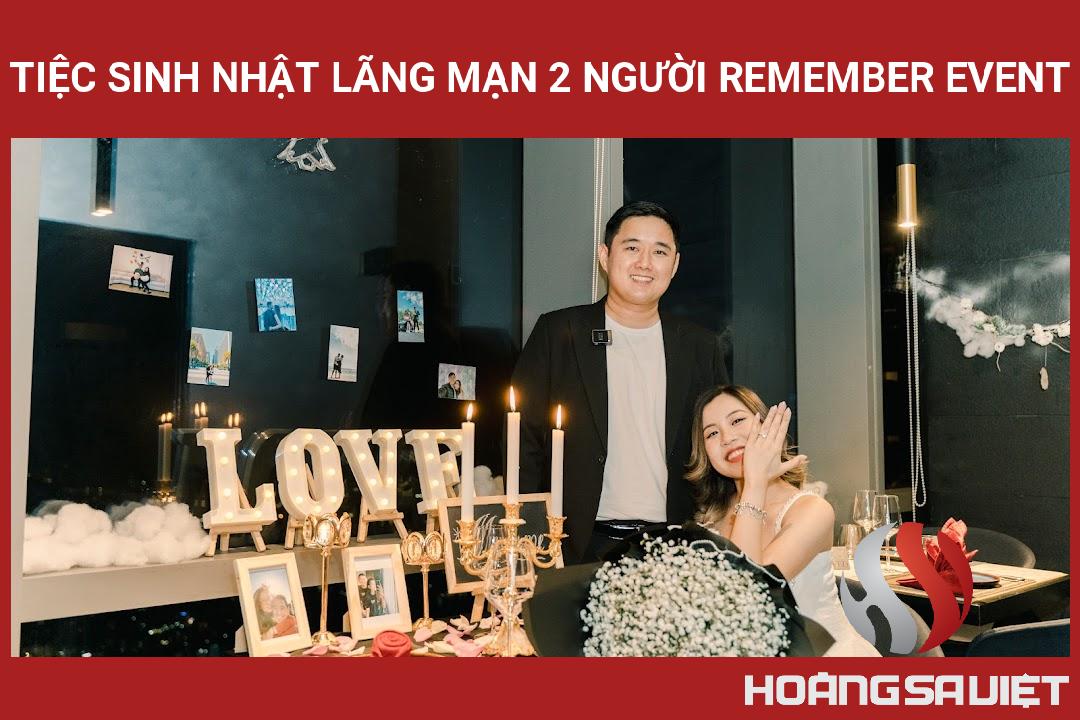 Tiệc Sinh Nhật Lãng Mạn 2 Người Remember Event Tiệc Sinh Nhật Lãng Mạn 2 Người Remember Event