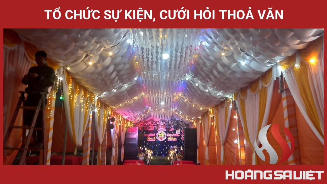 Tổ Chức Sự Kiện, Cưới Hỏi Thoả Văn Tổ Chức Sự Kiện, Cưới Hỏi Thoả Văn
