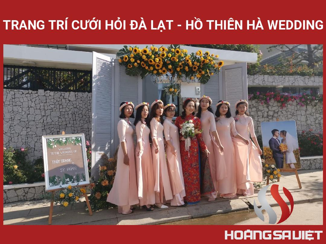 Trang Trí Cưới Hỏi Đà Lạt - Hồ Thiên Hà Wedding Trang Trí Cưới Hỏi Đà Lạt - Hồ Thiên Hà Wedding