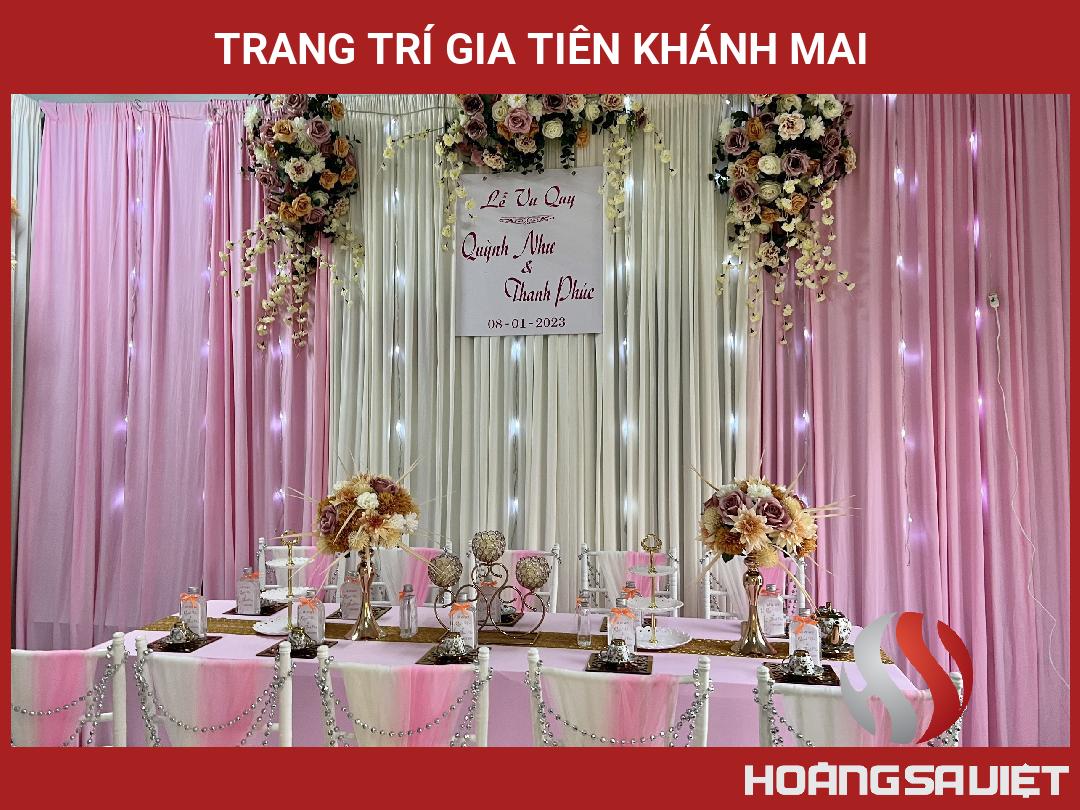 Trang Trí Gia Tiên Khánh Mai Trang Trí Gia Tiên Khánh Mai