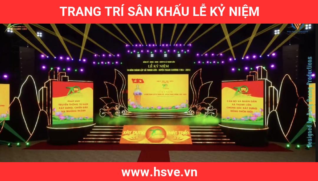 Trang Trí Sân Khấu Lễ Kỷ Niệm Trang Trí Sân Khấu Lễ Kỷ Niệm