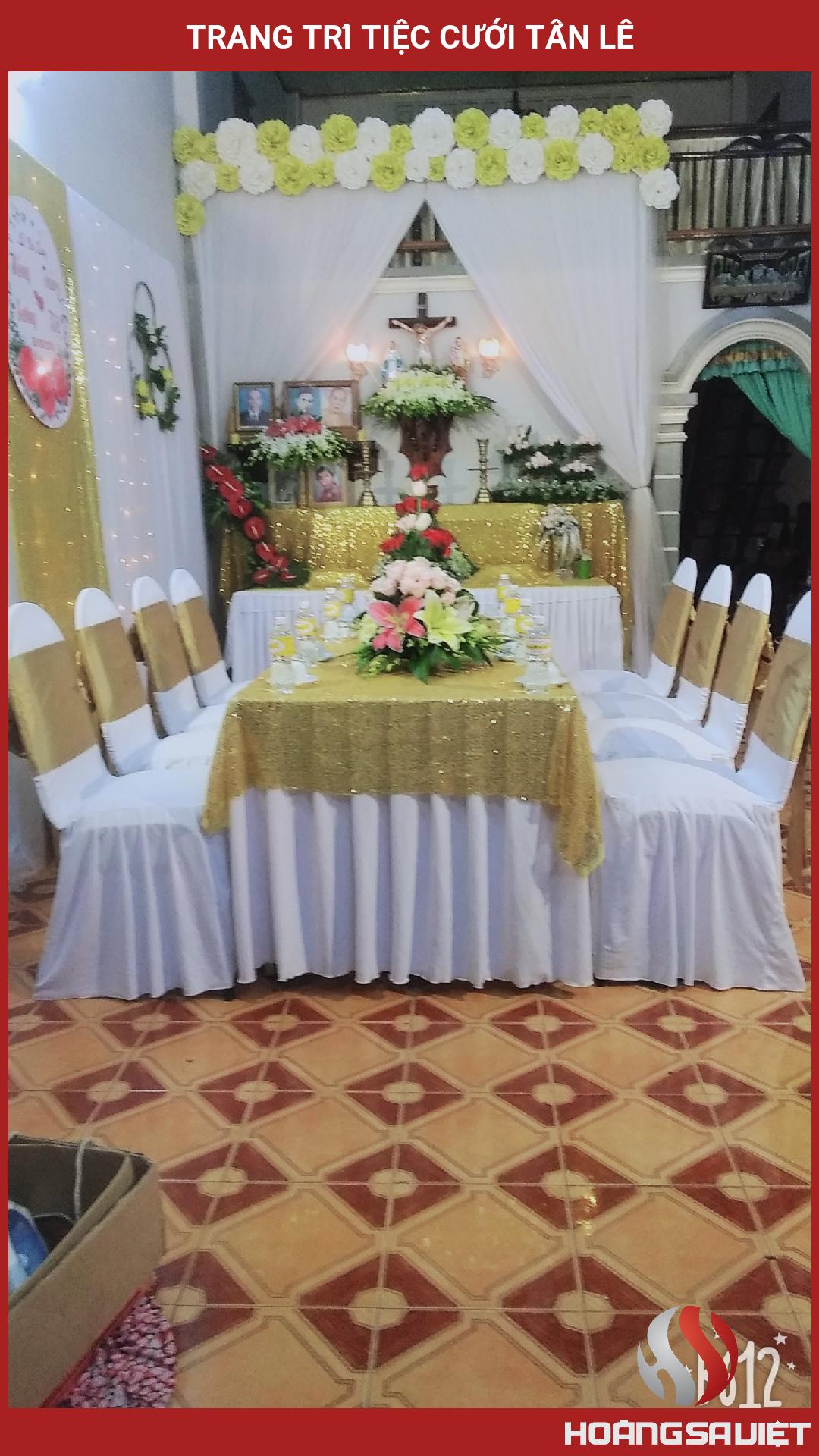 Trang Trí TIỆC CƯỚI Tấn Lê Trang Trí TIỆC CƯỚI Tấn Lê