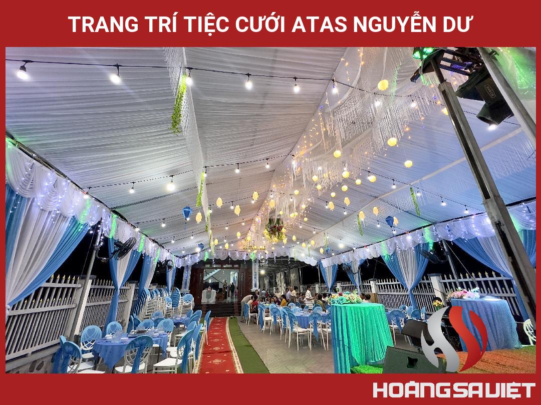 Trang Trí Tiệc Cưới ATAS Nguyễn Dư Trang Trí Tiệc Cưới ATAS Nguyễn Dư