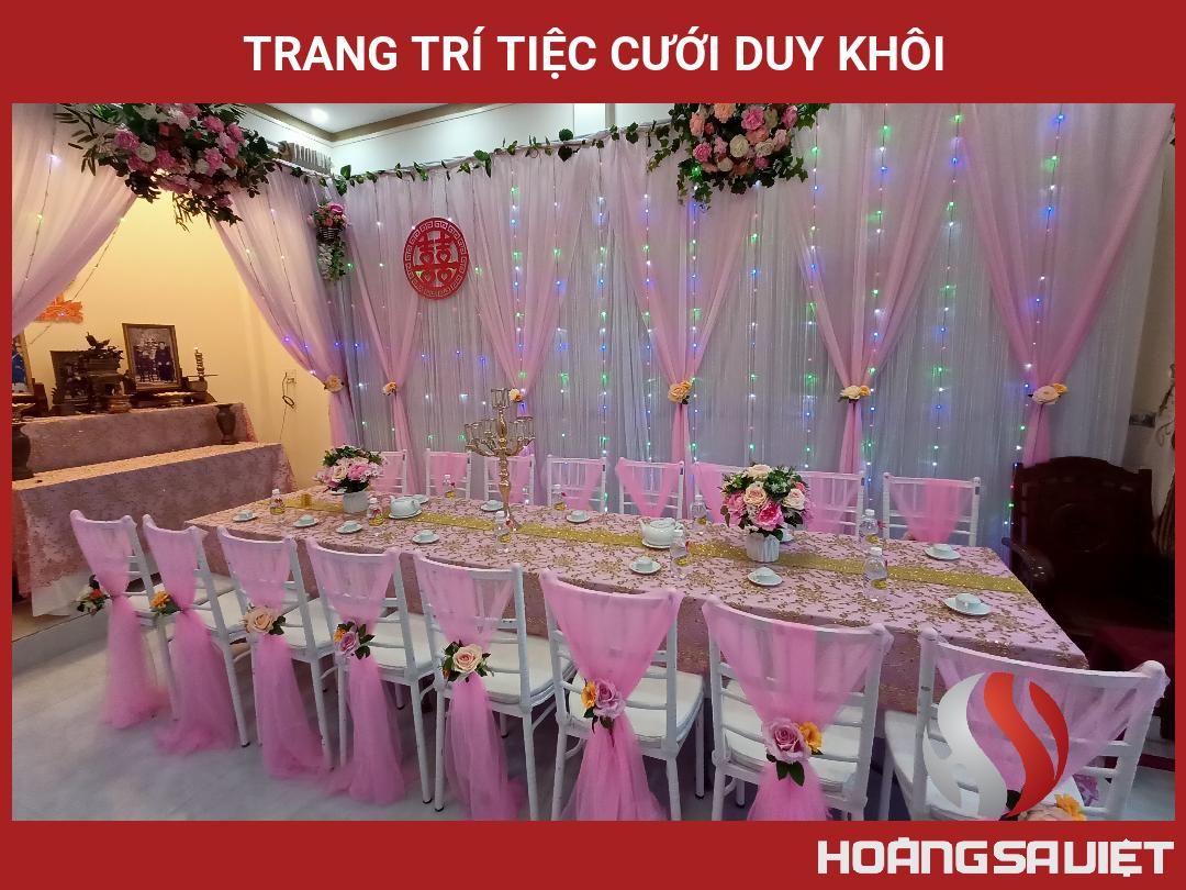 Trang Trí Tiệc Cưới Duy Khôi Trang Trí Tiệc Cưới Duy Khôi
