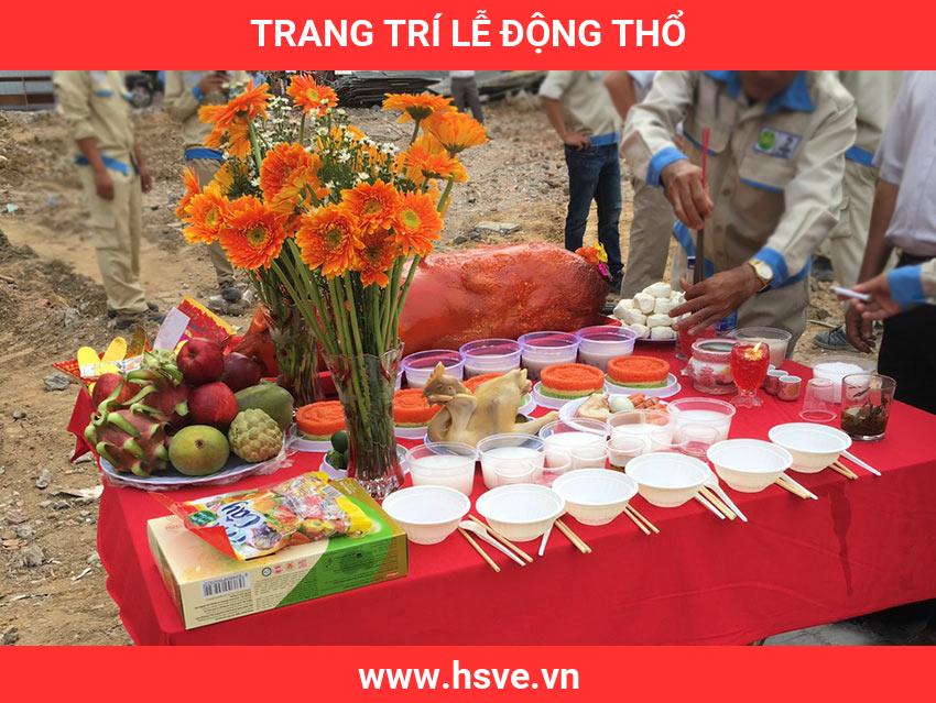 Trang trí Lễ Động Thổ Trang trí Lễ Động Thổ
