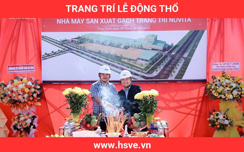 Trang trí Lễ Động Thổ Trang trí Lễ Động Thổ