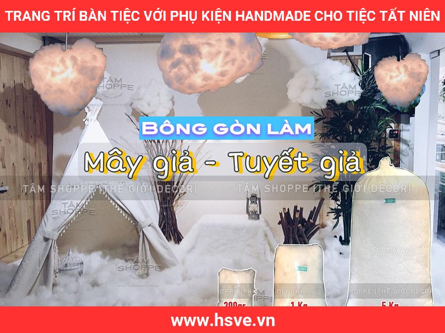 Trang trí bàn tiệc với phụ kiện handmade cho tiệc tất niên Trang trí bàn tiệc với phụ kiện handmade cho tiệc tất niên