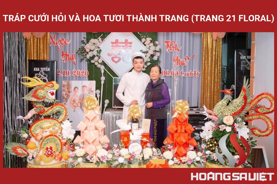 Tráp Cưới Hỏi Và Hoa Tươi Thành Trang (Trang 21 Floral) Tráp Cưới Hỏi Và Hoa Tươi Thành Trang (Trang 21 Floral)