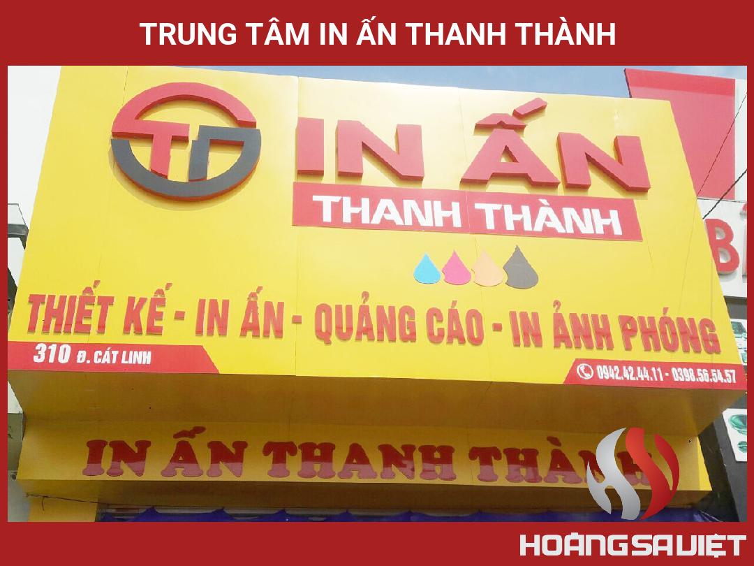Trung Tâm In Ấn Thanh Thành Trung Tâm In Ấn Thanh Thành