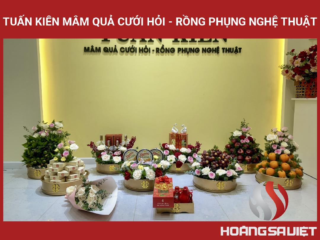 Tuấn Kiên Mâm Quả Cưới Hỏi - Rồng Phụng Nghệ Thuật Tuấn Kiên Mâm Quả Cưới Hỏi - Rồng Phụng Nghệ Thuật