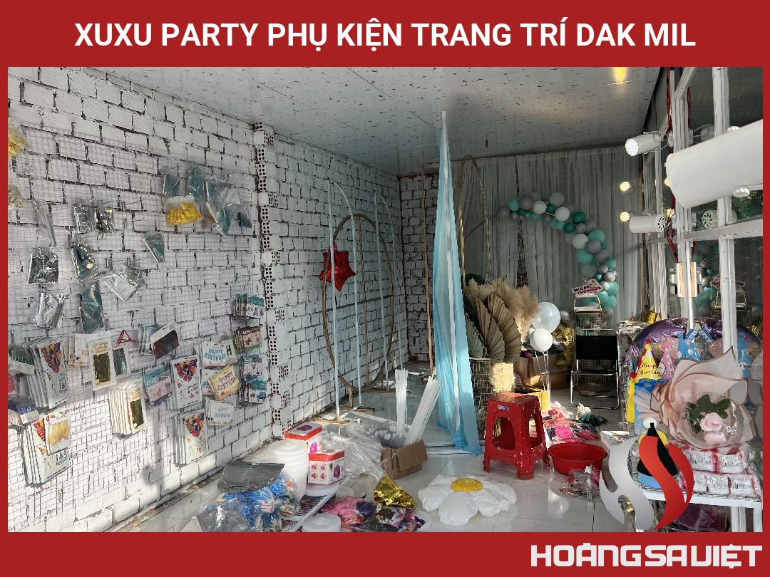 XUXU PARTY PHỤ KIỆN TRANG TRÍ DAK MIL XUXU PARTY PHỤ KIỆN TRANG TRÍ DAK MIL