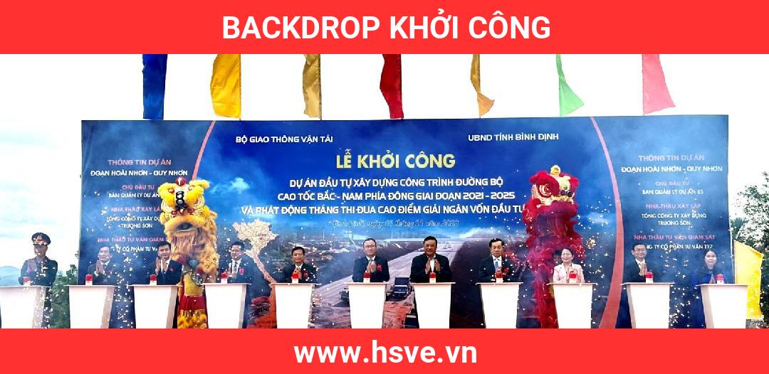 backdrop khởi công backdrop khởi công